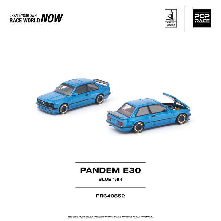 *Pre-Order* Pop Race - Pandem E30 - Blue