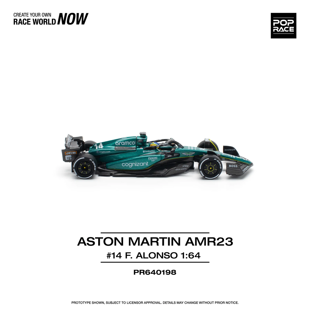 Pop Race - Aston Martin Aramco AMR23 - Fernando Alonso 