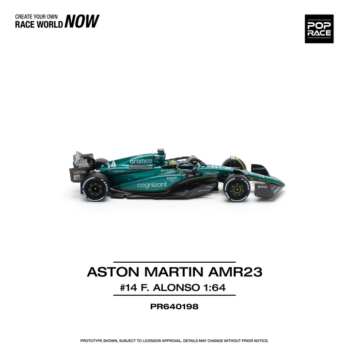Pop Race - Aston Martin Aramco AMR23 - Fernando Alonso 
