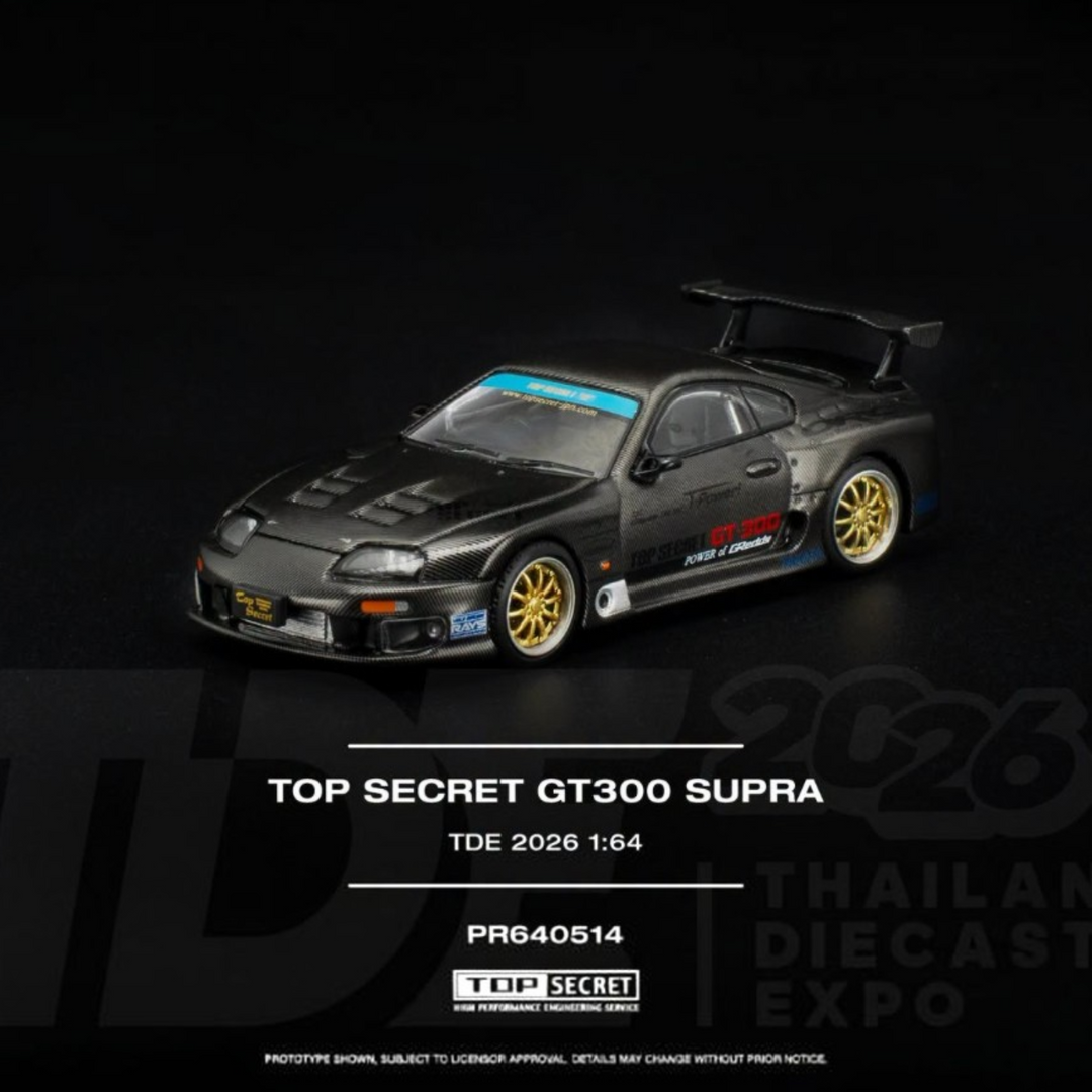 Pop Race - Top Secret GT300 Supra *Thailand Diecast Expo 2026 Exclusive*