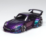 Street Warrior X Ghost Player - Porsche 911 (993) RWB GT Wing - Chameleon Purple