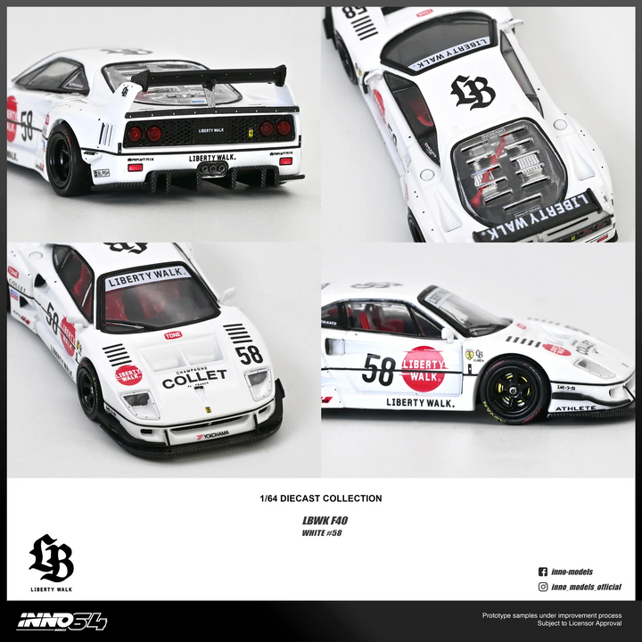 INNO64 - LBWK F40 Collet - Liberty Walk *Sealed, Possibility of a Chase Car*