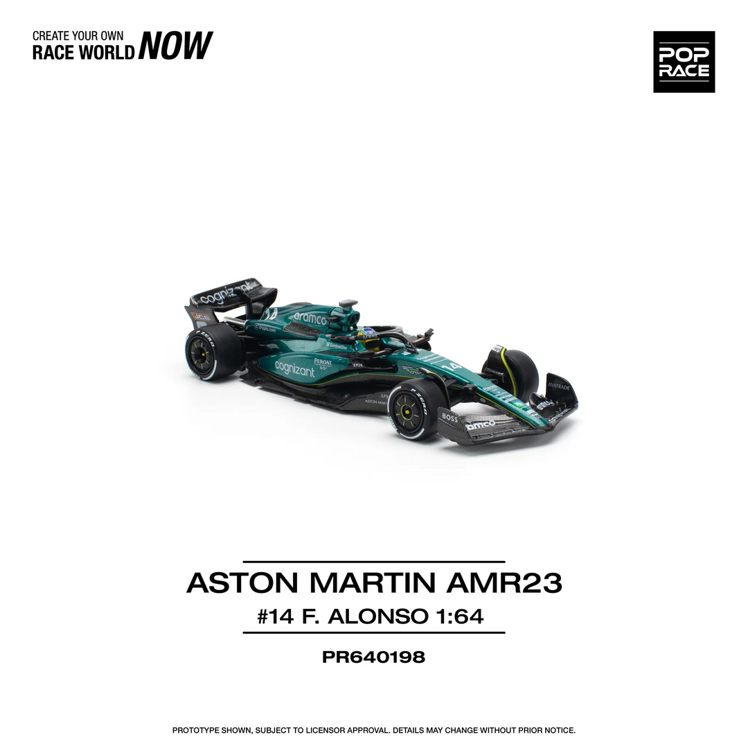 Pop Race - Aston Martin Aramco AMR23 - Fernando Alonso 