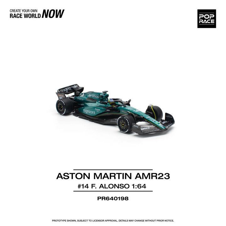 Pop Race - Aston Martin Aramco AMR23 - Fernando Alonso 