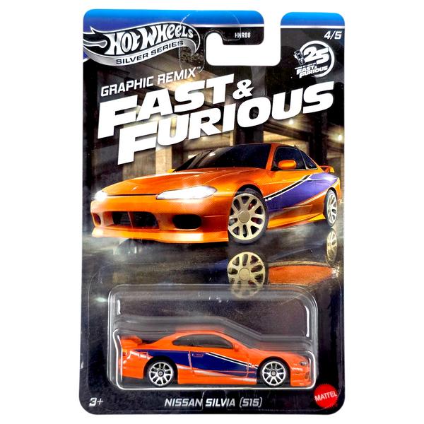Hot Wheels - Nissan Silvia (S15) - 2025 Fast & Furious Graphic Remix Series