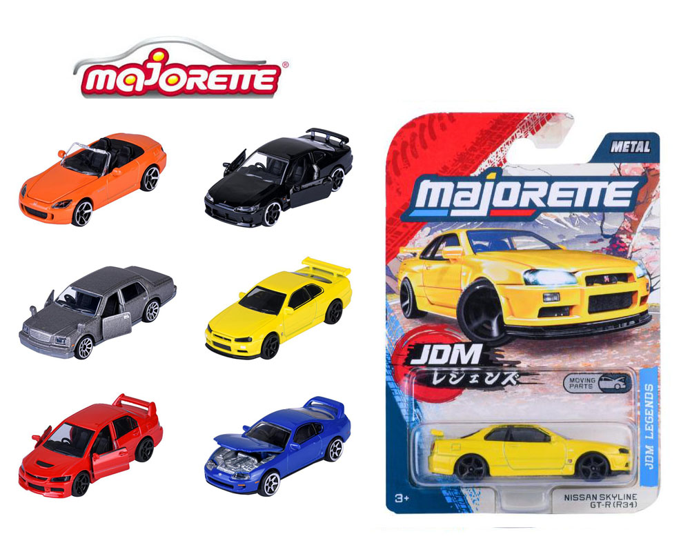 *Pre-Order* Majorette - JDM Legends 6-Car Assortment - 2026