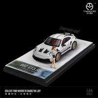 Time Micro - Porsche 911 (992) GT3 RS "Silver" w/ Figure