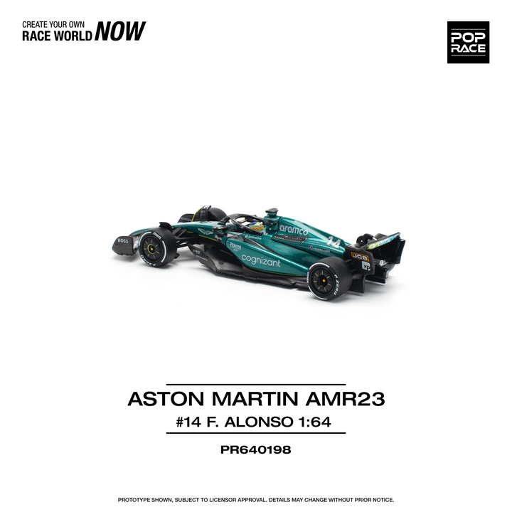 Pop Race - Aston Martin Aramco AMR23 - Fernando Alonso 