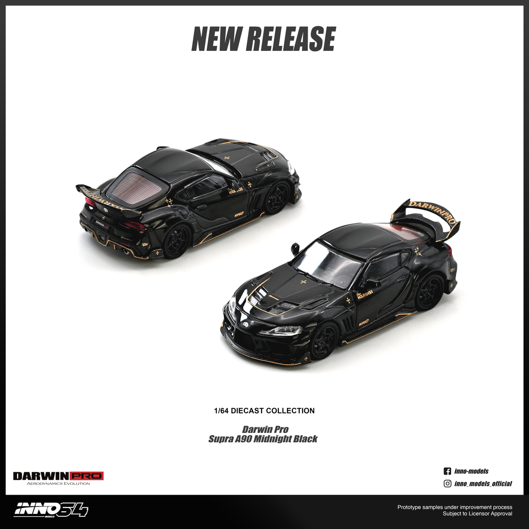 *Pre-Order* INNO64 - DARWIN PRO Supra A90 - Gloss Black