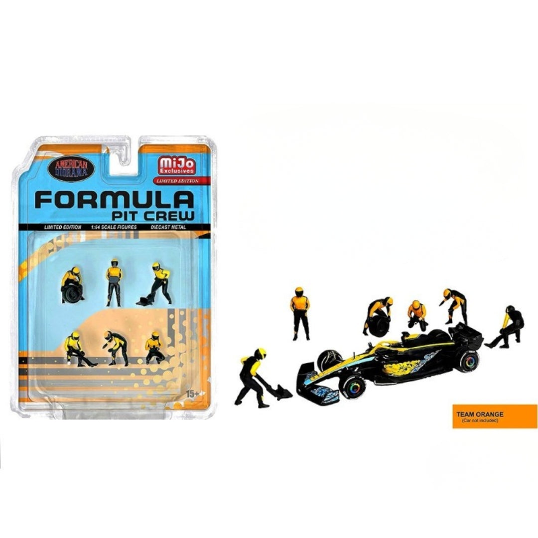 American Diorama - Formula Pit Crew - Team Orange