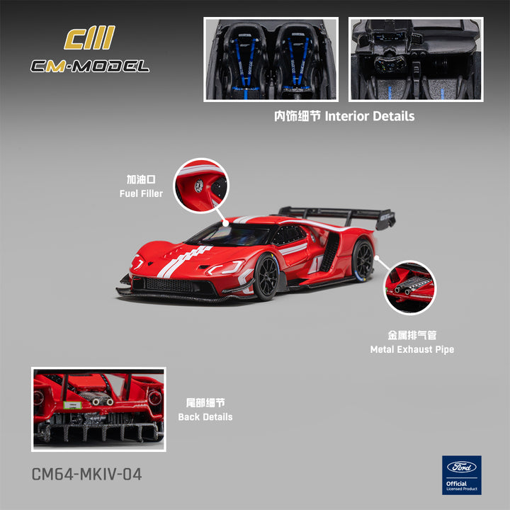 *Pre-Order* CM Model - Ford GT Mk IV - Rangoon Red