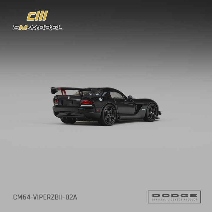 *Pre-Order* CM Model - Dodge Viper ACR(ZBII) Viper - Black with Viper Red Racing Stripes