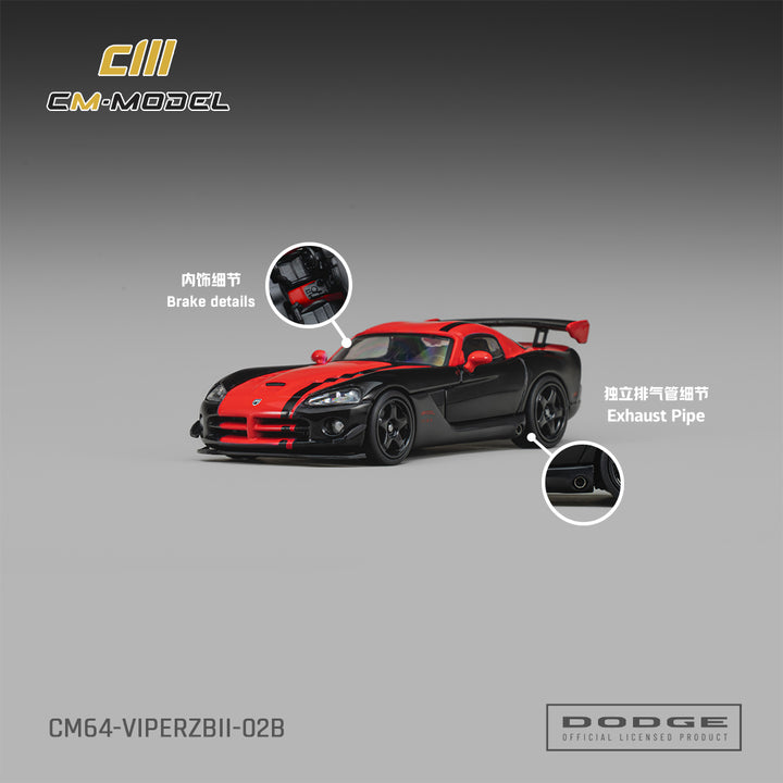 *Pre-Order* CM Model - Dodge Viper ACR(ZBII) Viper - Black with Red
