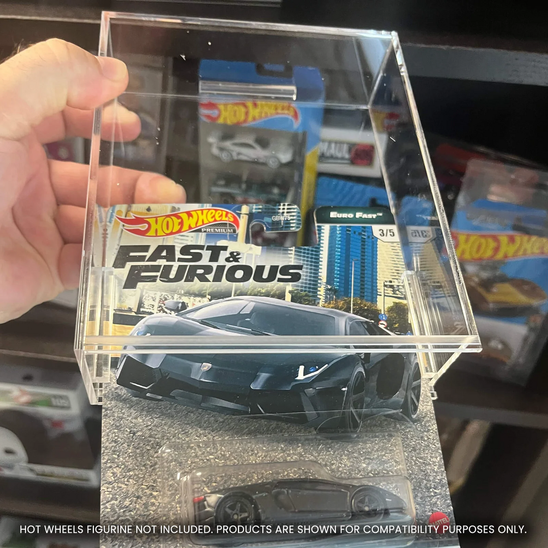 EvoRetro - 2-Pack Acrylic Protector Case for Hot Wheels Premium