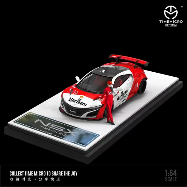 Time Micro - Acura NSX "Marlboro" - Red w/ Figure