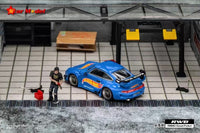 Star Model - Porsche 911 (993) RWB GT Wing "Blue Rauh" w/ Figures *Pre-Order*