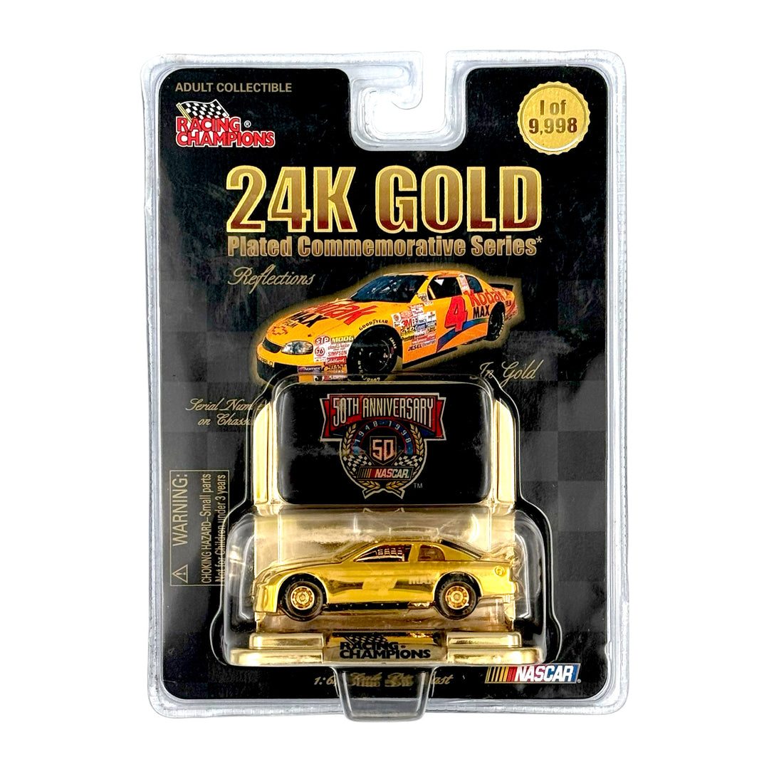 Racing Champions - Chevrolet Monte Carlo Stock Car - 1998 24k Gold 50th Anniversary Series