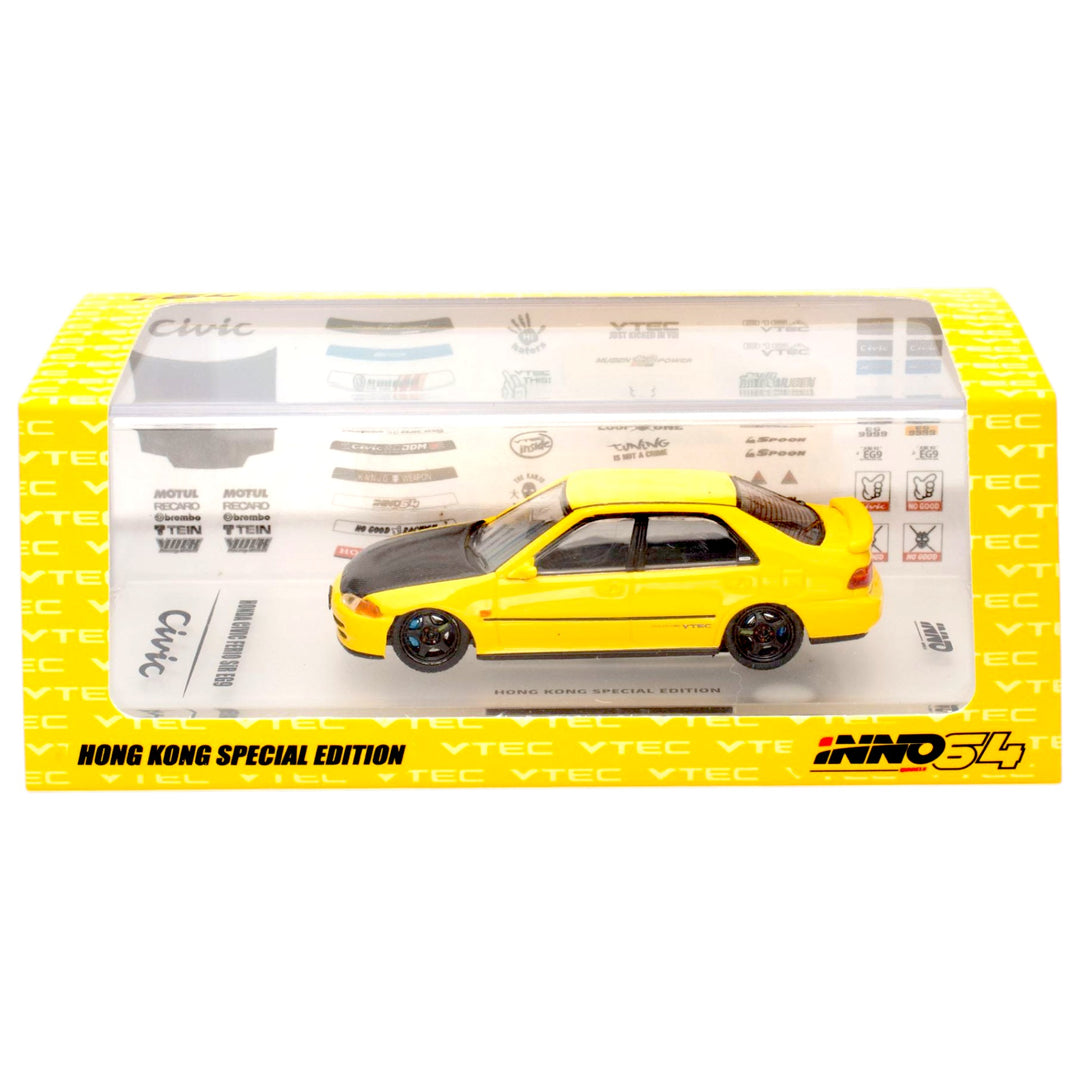 INNO64 - Honda Civic Ferio SiR EG9 - Yellow *Hong Kong Special Edition*