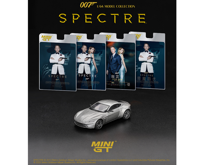 Mini GT - Aston Martin DB10 James Bond 007 “SPECTRE” – English Packaging