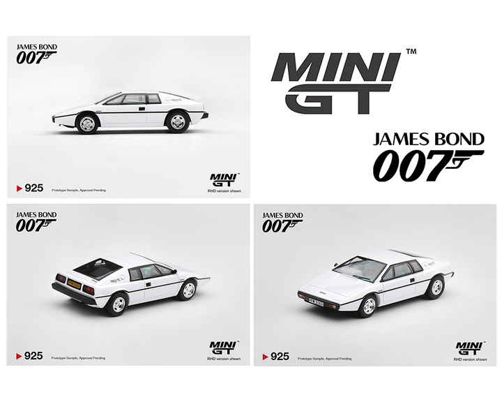 *Pre-Order* Mini GT - Lotus Esprit S1 “The Spy Who Loved Me” – English Packaging – Limited Edition