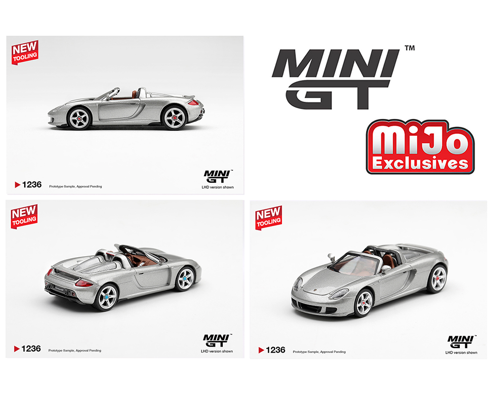 *Pre-Order* Mini GT - Porsche Carrera GT – Silver – Limited Edition