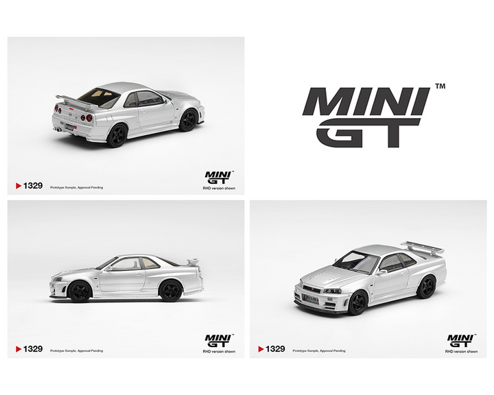 *Pre-Order* Mini GT - Nissan NISMO R34GT-R Z-tune Z-Tune Silver – Limited Edition