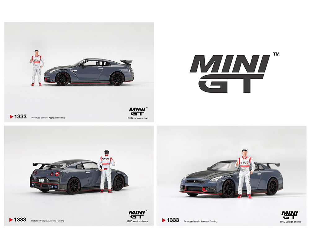 *Pre-Order* Mini GT - Nissan GT-R Nismo 2024 Tsukuba Production Car Lap Record W / Matsuda Figure Tsugio Matsuda Collection – Limited Editrion