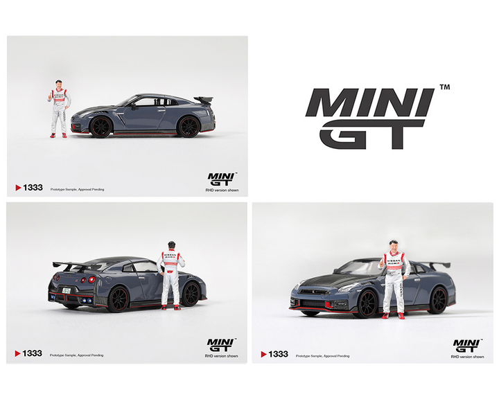 *Pre-Order* Mini GT - Nissan GT-R Nismo 2024 Tsukuba Production Car Lap Record W / Matsuda Figure Tsugio Matsuda Collection – Limited Editrion