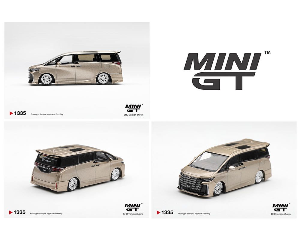 *Pre-Order* Mini GT - Toyota Vellfire 40 KUHL – Gold Metallic- Limited Edition