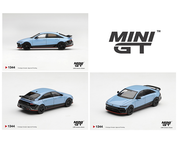 *Pre-Order* Mini GT - Hyundai Ioniq 6 N – Performance Blue Pearl – Korea Exclusives – Limited Edition