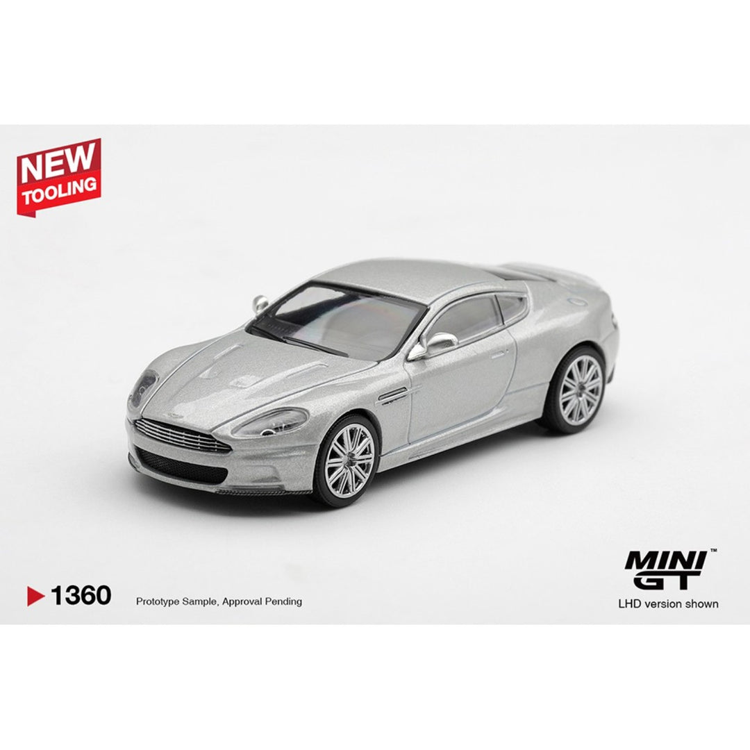 *Pre-Order* Mini GT - Aston Martin DBS 2008 – Lightning Silver- Limited Edition