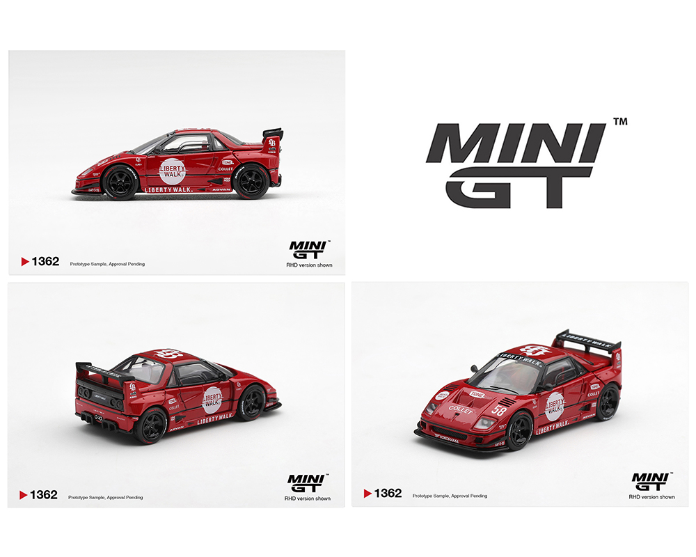 *Pre-Order* Mini GT - Mazda AZ-1 Liberty Walk LB40 LB-Hinomaru – Red – Limited Edition