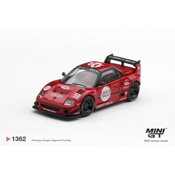 *Pre-Order* Mini GT - Mazda AZ-1 Liberty Walk LB40 LB-Hinomaru – Red – Limited Edition