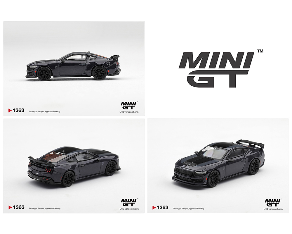 *Pre-Order* Mini GT - Ford Mustang Dark Horse – Blue Ember – Limited Edition