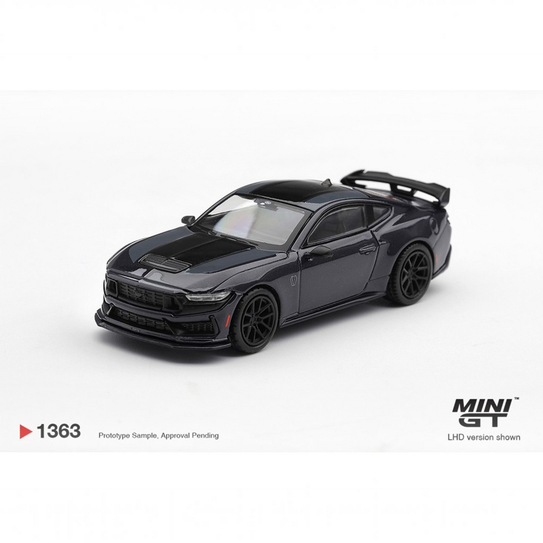 *Pre-Order* Mini GT - Ford Mustang Dark Horse – Blue Ember – Limited Edition