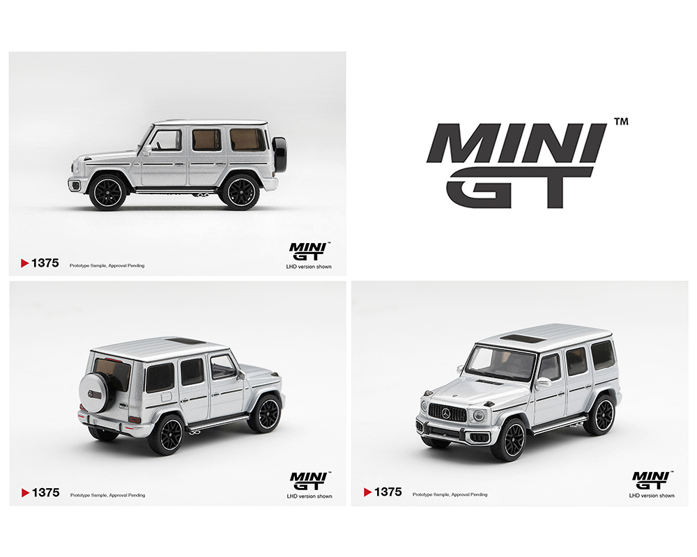 *Pre-Order* Mini GT - Mercedes-AMG G 63 Silver Metallic – Limited Edition