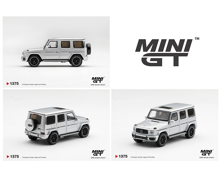*Pre-Order* Mini GT - Mercedes-AMG G 63 Silver Metallic – Limited Edition
