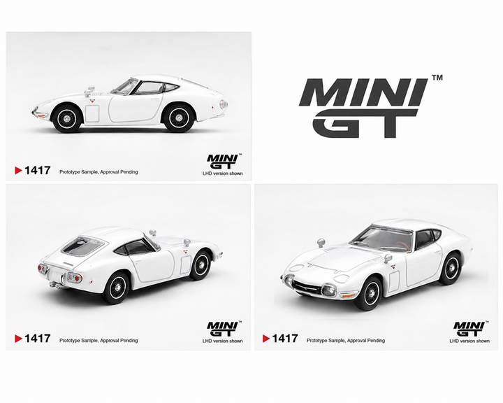 *Pre-Order* Mini GT - Toyota 2000GT Pegasus White – Limited Edition