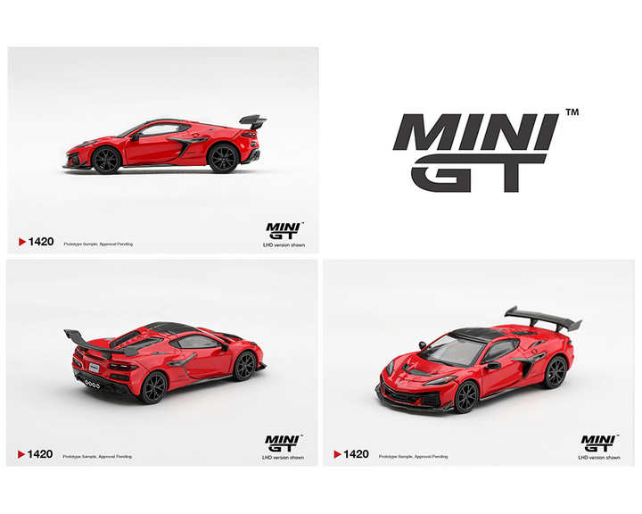 *Pre-Order* Mini GT - Chevrolet Corvette ZR1 – Torch Red – Limited Edition
