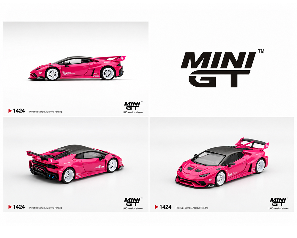 *Pre-Order* Mini GT - LB★WORKS Lamborghini Huracán GT Ruby Purple – Limited Edition