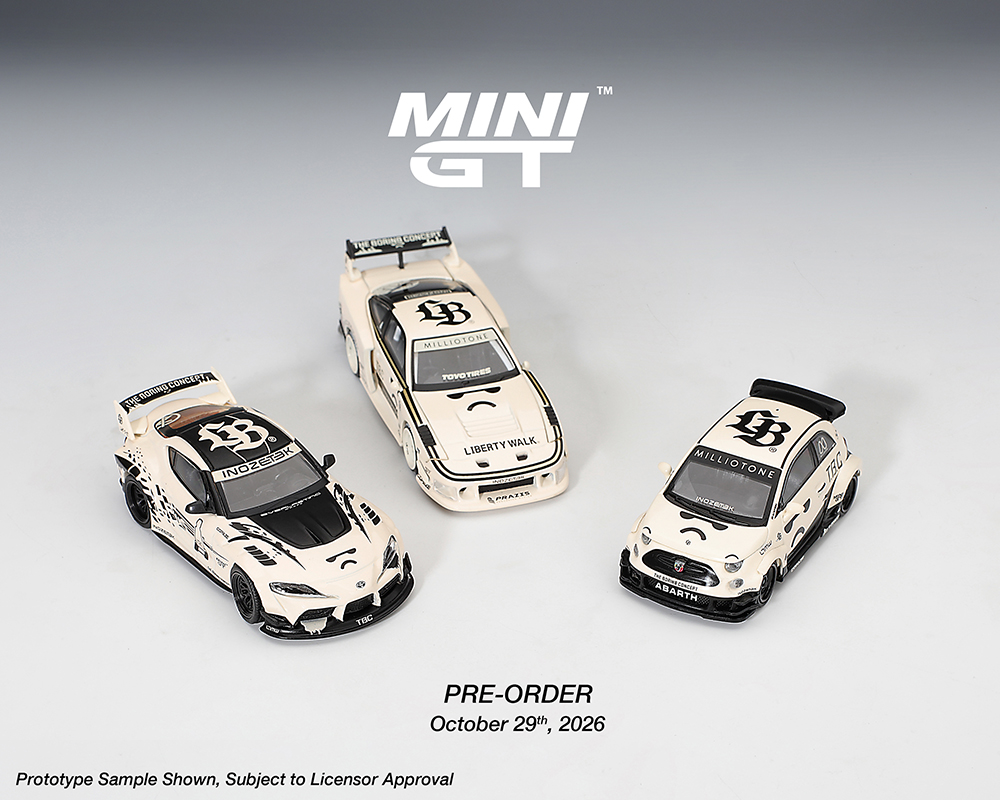 *Pre-Order* Mini GT - INOZETEK x TBC Set 2026 Show Edition 3 Cars Set – Show Special Edition