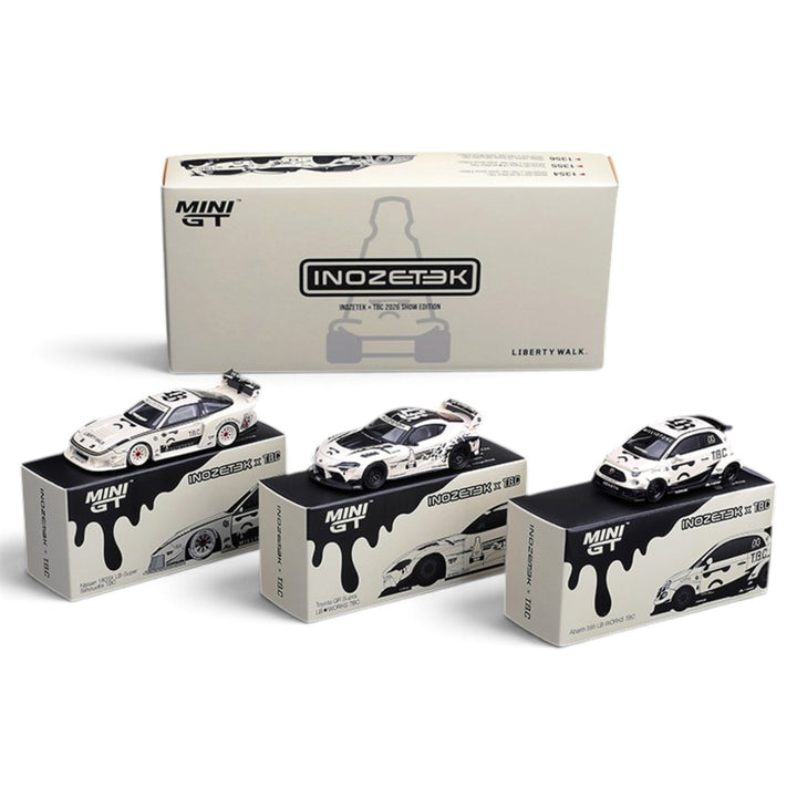 *Pre-Order* Mini GT - INOZETEK x TBC Set 2026 Show Edition 3 Cars Set – Show Special Edition