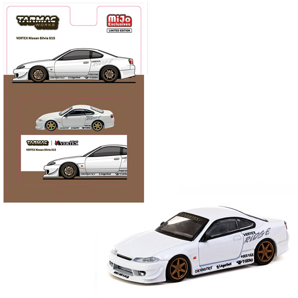 Tarmac Works - Vertex Nissan Silvia S15 – White Lamley Special