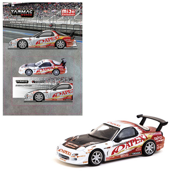 Tarmac Works - A’PEXi Stage-D FD Mazda RX-7 – White