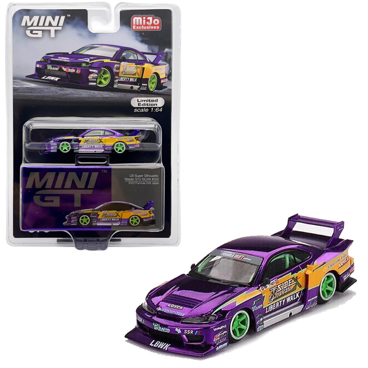 Mini GT - Nissan S15 Silvia LB-Super Silhouette 