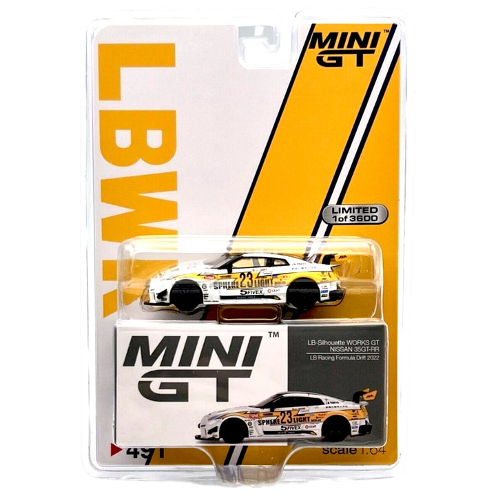 Mini GT - Nissan LB-Silhouette Works GT 35GT-RR Ver.1 - LB Racing Formula Drift 2022