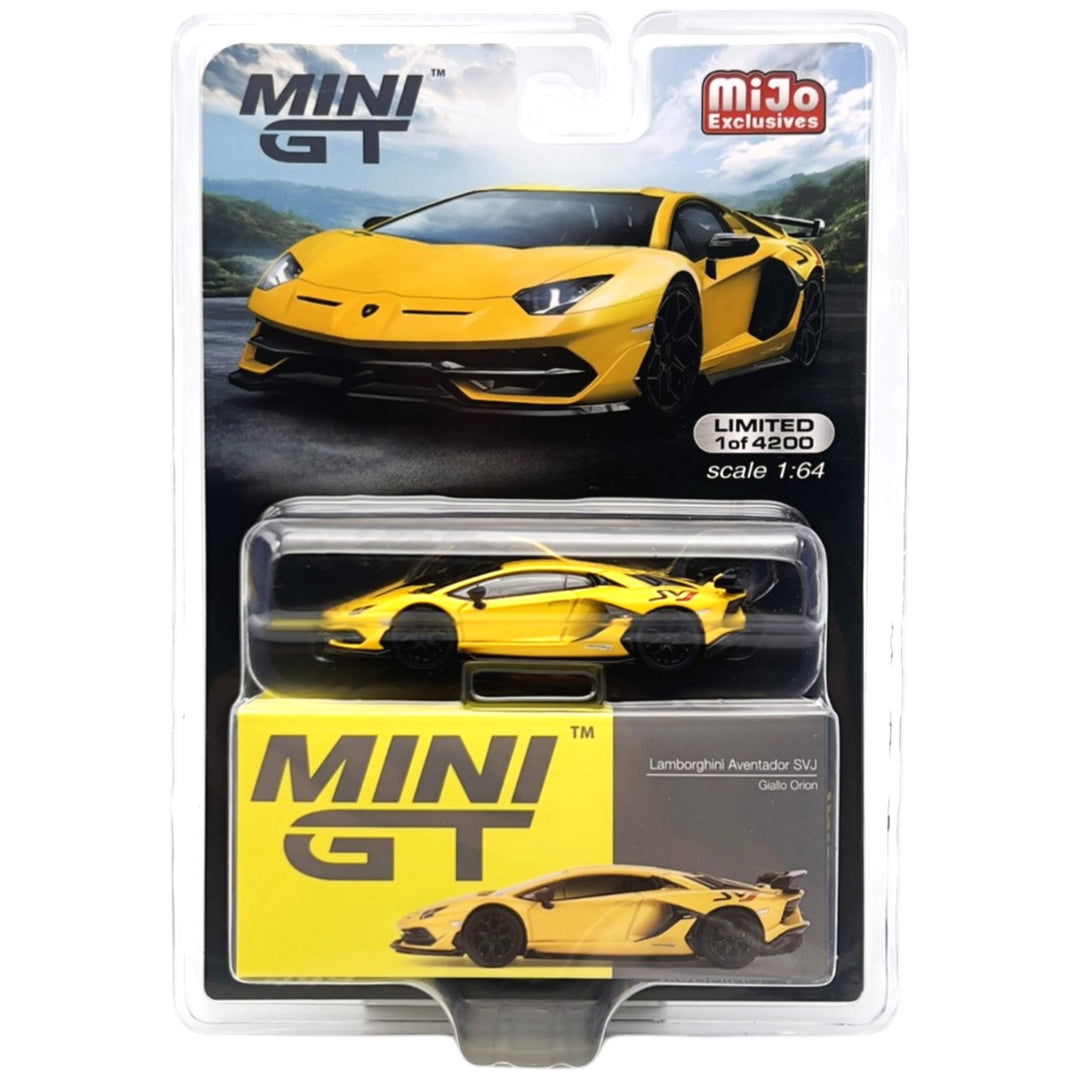 Mini GT - Lamborghini Aventador SVJ - Giallo Orion