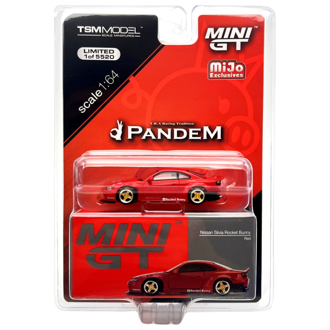 Mini GT - Nissan Silvia Rocket Bunny (S15) - Red