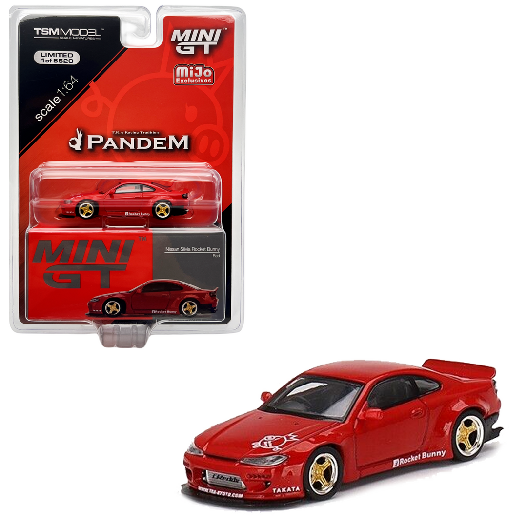 Mini GT - Nissan Silvia Rocket Bunny (S15) - Red