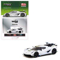 Tarmac Works - Koenigsegg Jesko Attack with Trading Card Pack – White *Pre-Order*